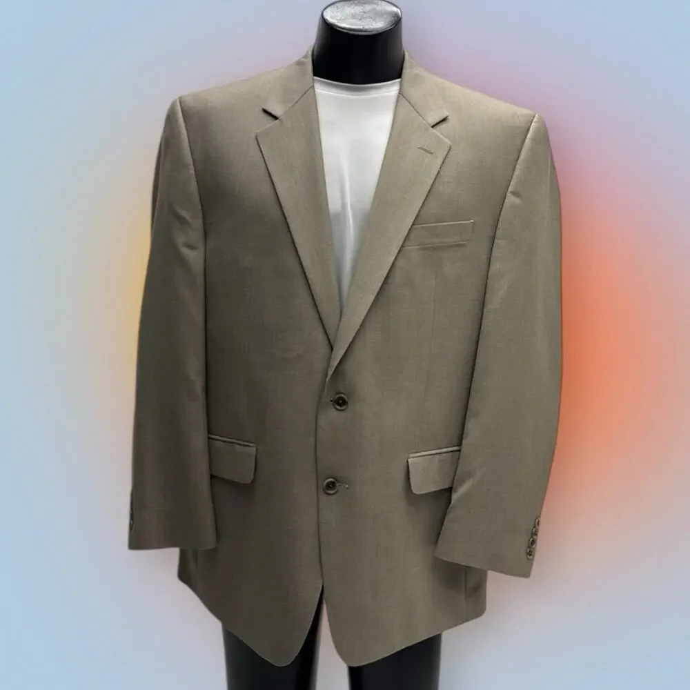 CROFT & BARROW Men's 44R Tan Blazer